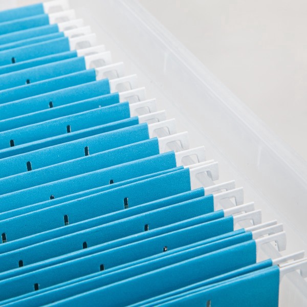 slide 9 of 10, Iris Watertight File Box - Clear, 32 qt