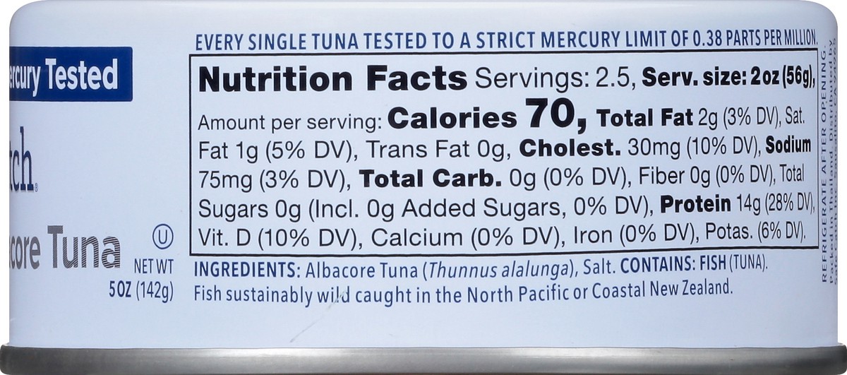 slide 7 of 9, Safe Catch Wild Albacore Tuna 5 oz, 5 oz