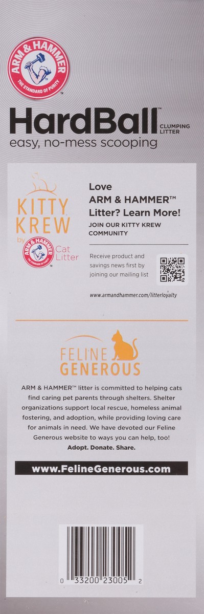 slide 3 of 12, ARM & HAMMER Hardball Lightweight Cat Litter, Multi-Cat Clumping Litter, No-Mess Scooping, 7 lb, 7 lb