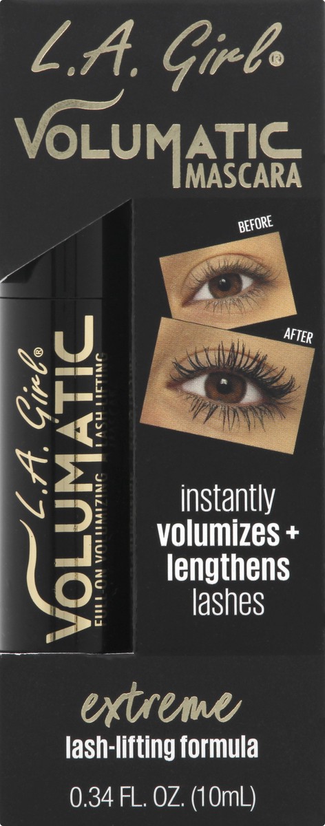 slide 2 of 12, La Girl Volumatic Mascara Ultra Black, 0.34 oz
