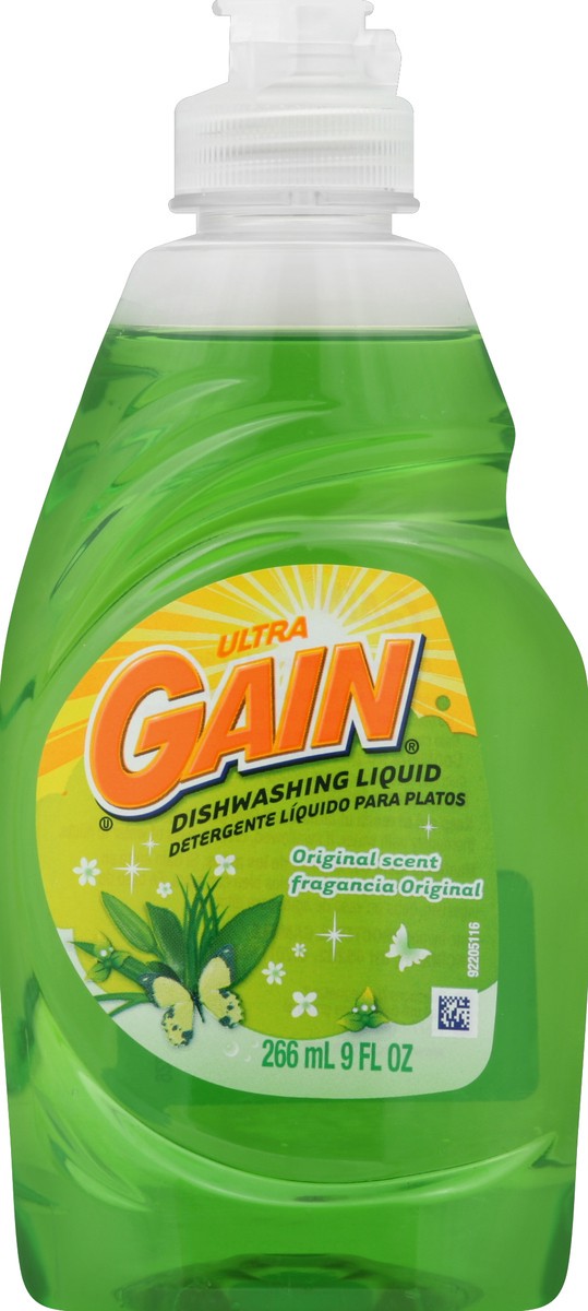 slide 1 of 3, Gain Dishwashing Liquid 9 oz, 9 oz