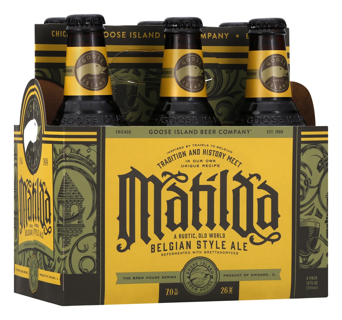 slide 2 of 8, Goose Island Beer Co. Goose Island Matilda Belgian Style Ale, 6 ct; 12 fl oz