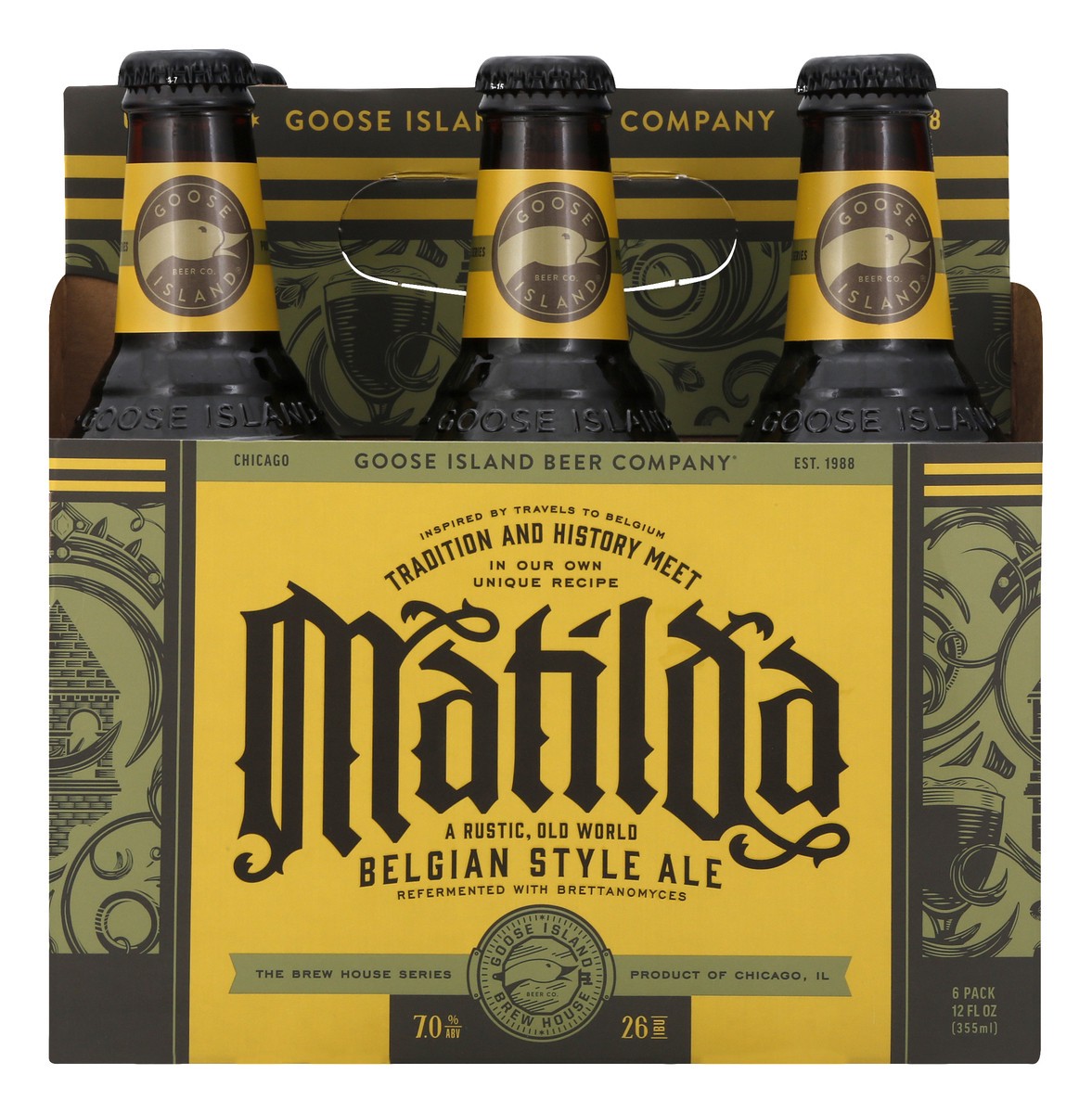 slide 1 of 8, Goose Island Beer Co. Goose Island Matilda Belgian Style Ale, 6 ct; 12 fl oz