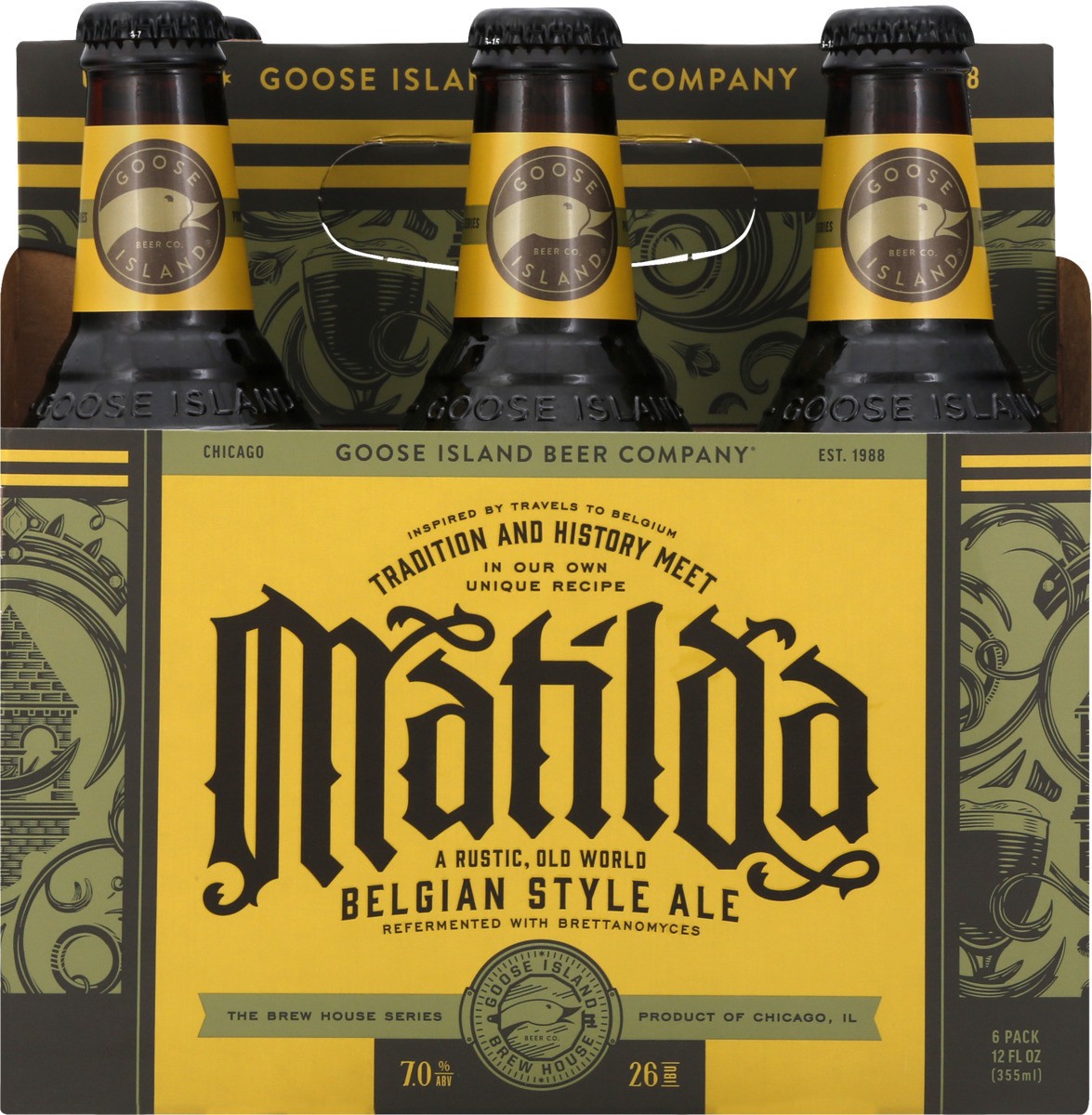 slide 7 of 8, Goose Island Beer Co. Goose Island Matilda Belgian Style Ale, 6 ct; 12 fl oz