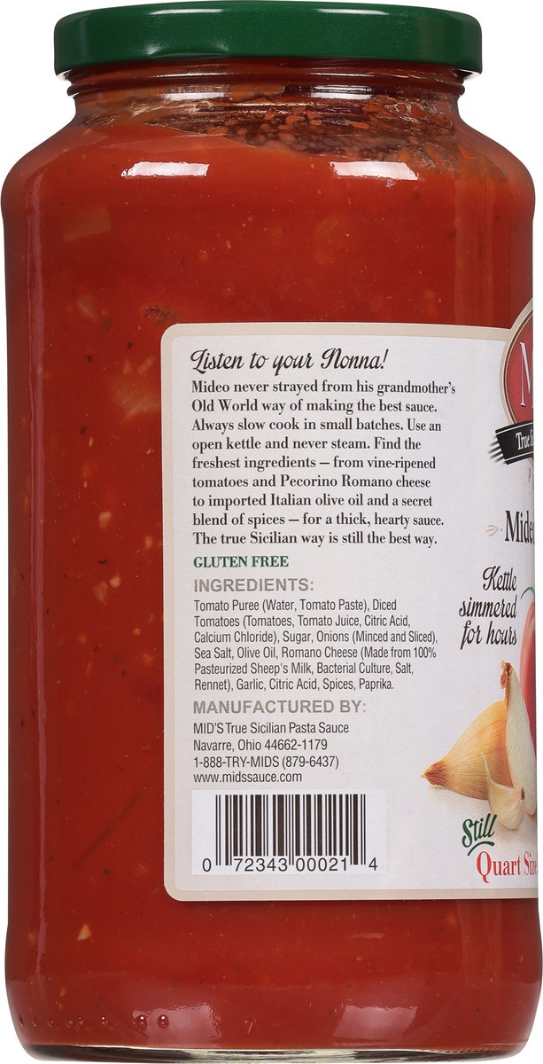 slide 7 of 9, Mid's Premium Mideo's Marinara Pasta Sauce 1 32 oz, 32 oz