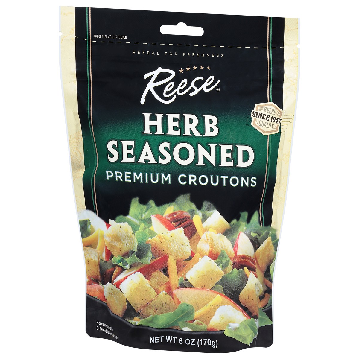 slide 4 of 9, Reese Premium Herb Seasoned Croutons 6 oz, 6 oz