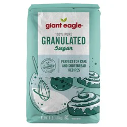 Giant Eagle Granulated Sugar, 100% Pure