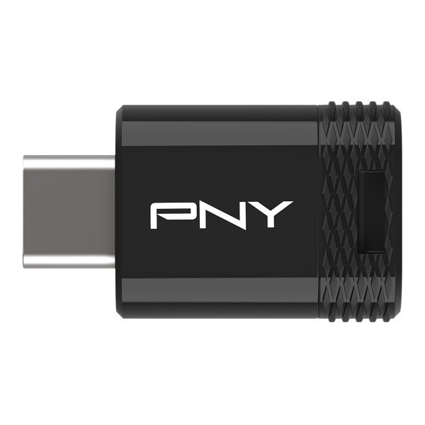 slide 4 of 10, PNY Elite-X Fit Type-C USB 3.2 Flash Drive, 128GB, Black, 1 ct