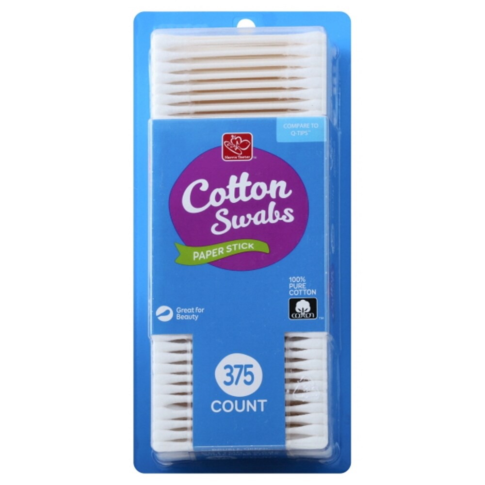 slide 1 of 5, Harris Teeter Paper Stick Swabs, 375 ct