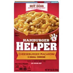 Hamburger Helper Cheeseburger Macaroni, Made With Real Cheese, 6.6 oz.