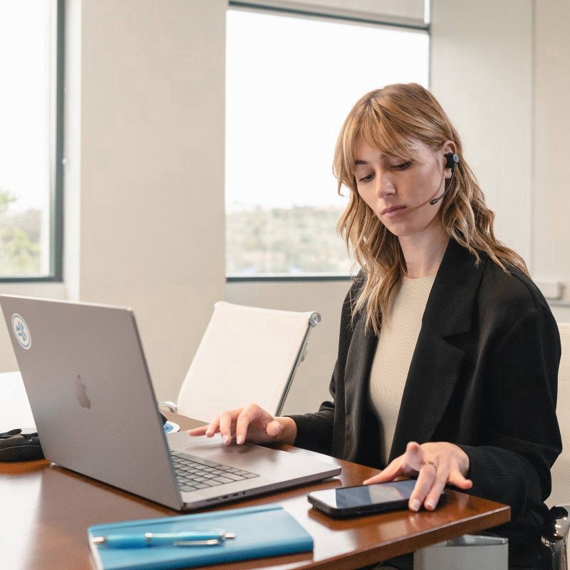 slide 16 of 17, JLab Work Buds True Wireless Bluetooth Earbuds - Black, 1 ct