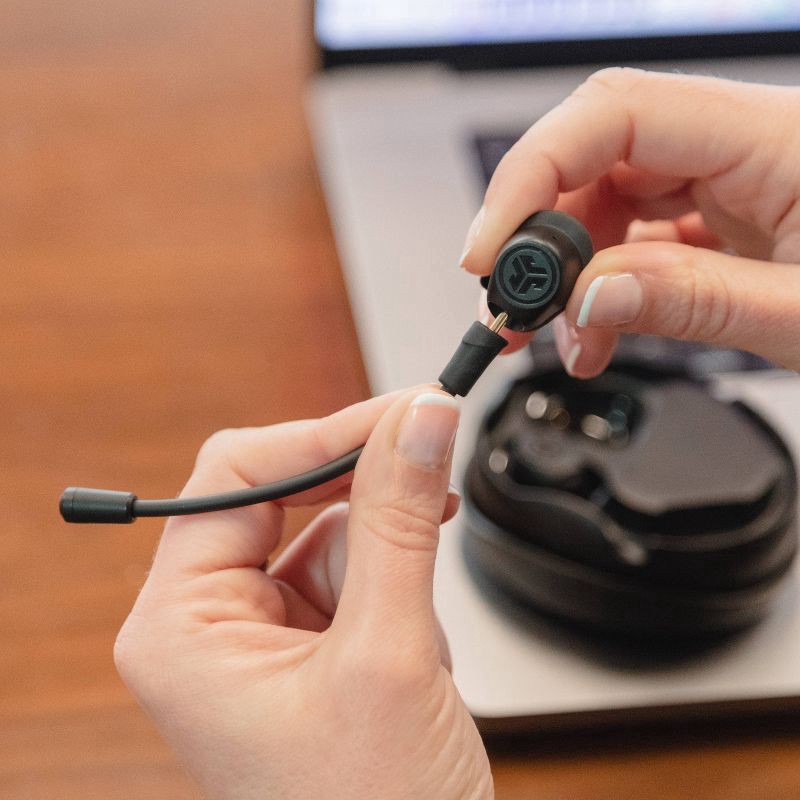 slide 9 of 17, JLab Work Buds True Wireless Bluetooth Earbuds - Black, 1 ct