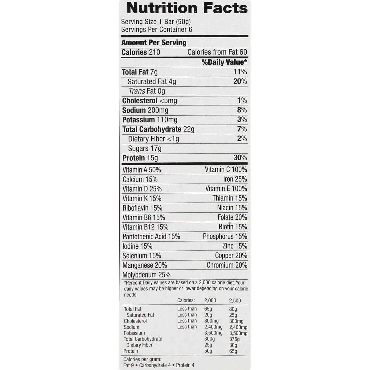 slide 6 of 13, Balance Nutrition Bar 6 ea, 6 ct