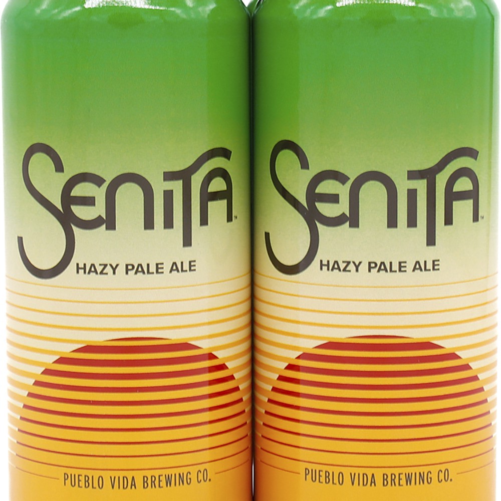 slide 1 of 1, Pueblo Vida Brewing Pueblo Vida Senita Hazy Pale, 4 ct; 16 oz