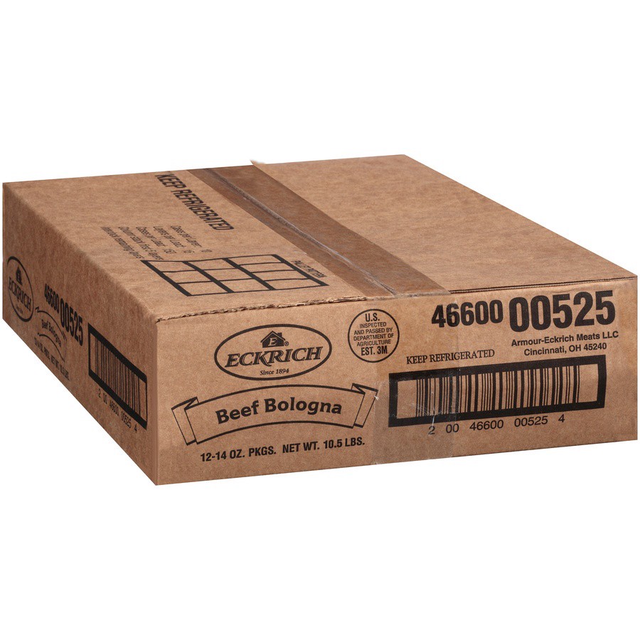 slide 6 of 7, Eckrich Pre-Sliced Beef Bologna, 14 oz, 14 oz