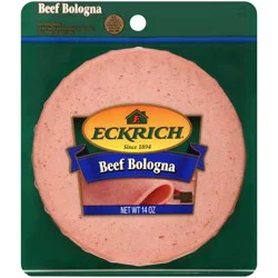 Eckrich Pre-Sliced Beef Bologna, 14 oz