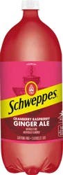 Schweppes Caffeine Free Cranberry Raspberry Ginger Ale 2 lt
