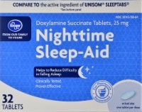 slide 1 of 1, Kroger Sleep Aid Tablets, 32 ct