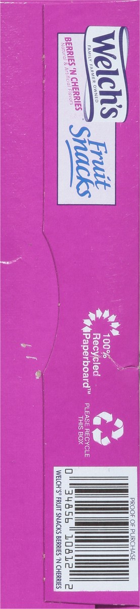 slide 5 of 9, Welch's Fruit Snacks, Berries 'N Cherries, 10 ct