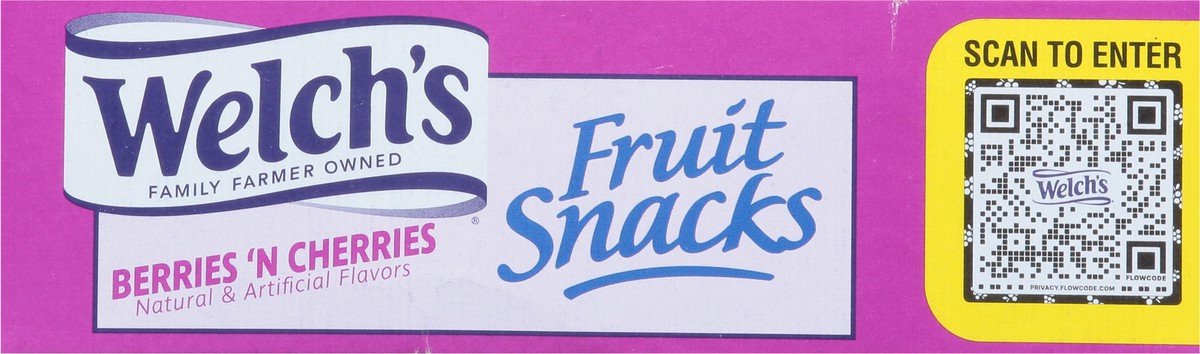 slide 4 of 9, Welch's Fruit Snacks, Berries 'N Cherries, 10 ct