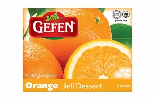 slide 1 of 1, Gefen Jell Dessert - Orange, 3 oz