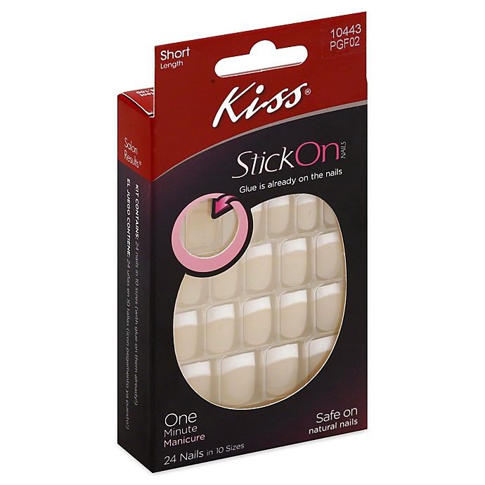 slide 1 of 1, Kiss Sy Step French Nail Kit Femme, 1 ct