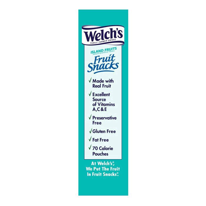 slide 2 of 19, Welch's Island Fruit Fruit Snacks 0.8oz Pouches - 22ct Box, 22 ct