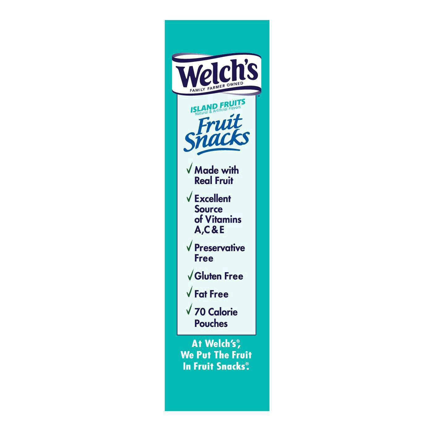 slide 15 of 19, Welch's Island Fruit Fruit Snacks 0.8oz Pouches - 22ct Box, 22 ct