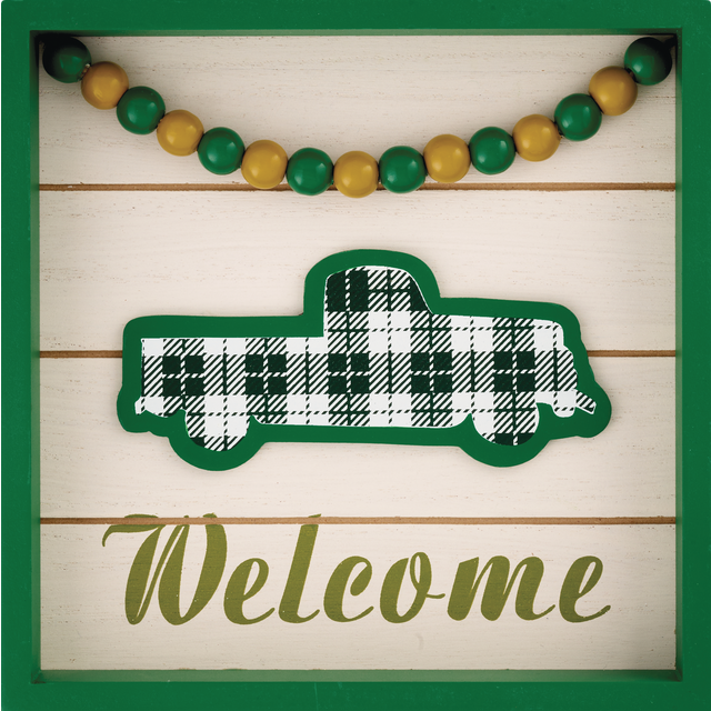 slide 1 of 1, CVS 8ÂL Wood Sign Tablepiece, 1 ct