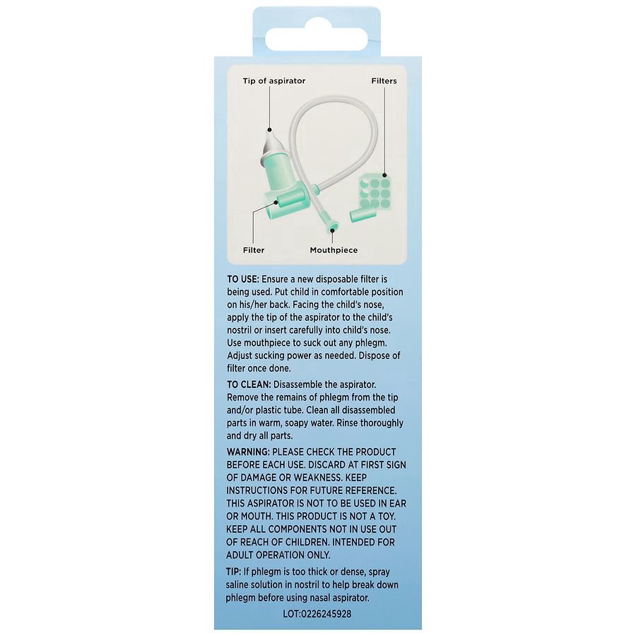 slide 3 of 5, Well Beginnings Deluxe Nasal Aspirator, 1 ct