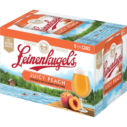 slide 1 of 1, Leinenkugel's Leinenkugel Juicy Peach - 6 ct, 6 ct