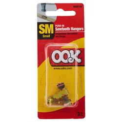 OOK Small Push-In Sawtooth Hangers