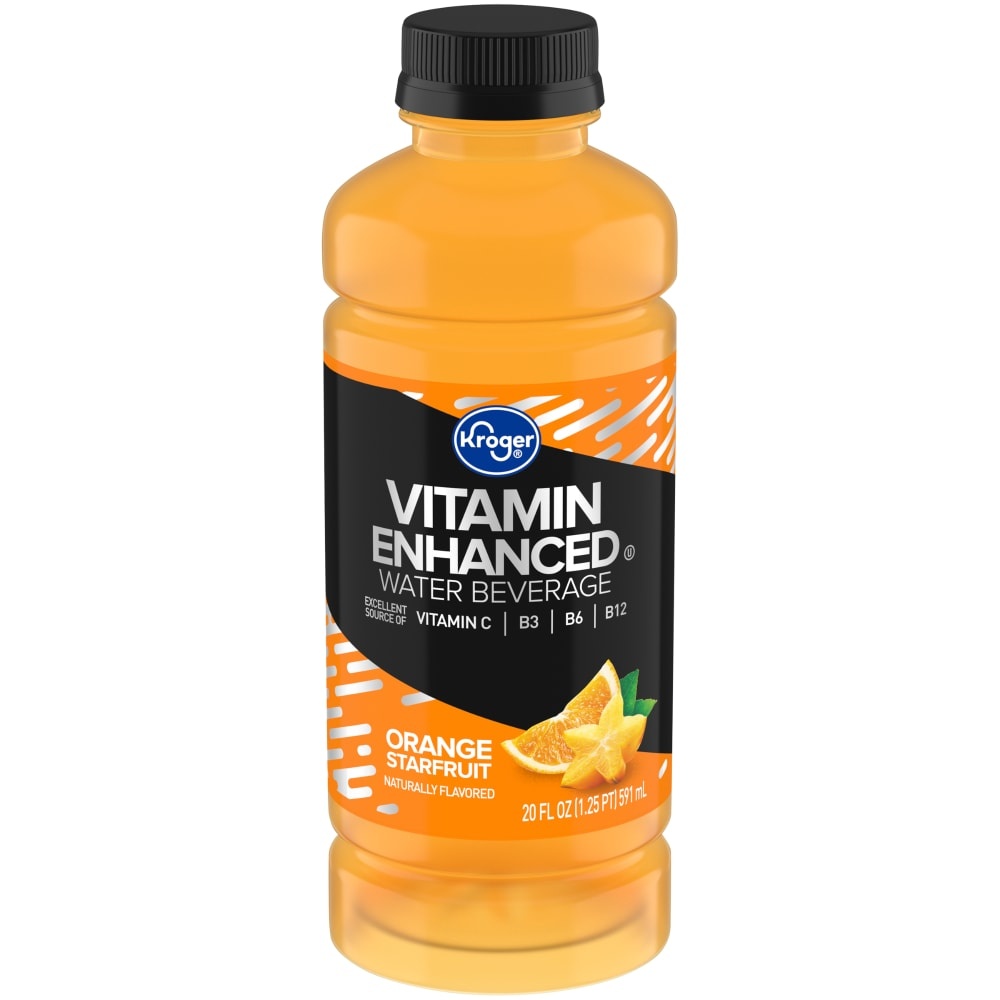 slide 1 of 1, Kroger Vitamin Enhanced Water - Orange Starfruit, 20 fl oz