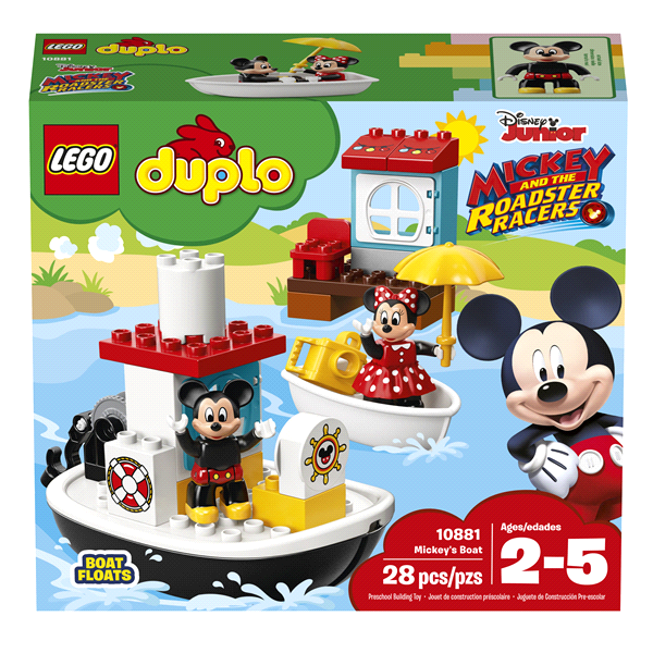 slide 1 of 6, LEGO DUPLO Disney Mickey's Boat, 1 ct