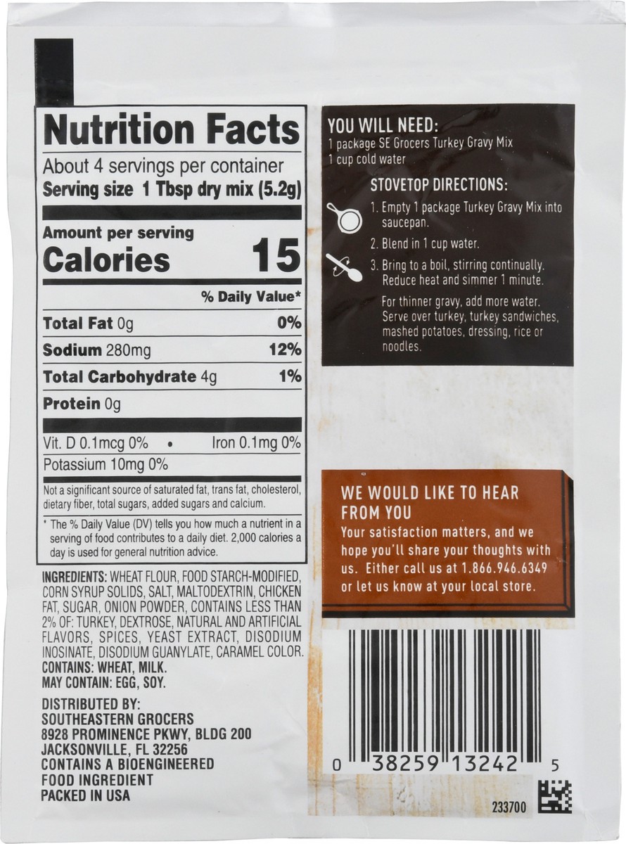 slide 4 of 9, SE Grocers Turkey Gravy Mix, 0.7 oz