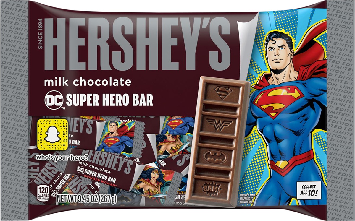slide 4 of 6, Hershey's Milk Chocolate Emoji Bars, 9.45 oz