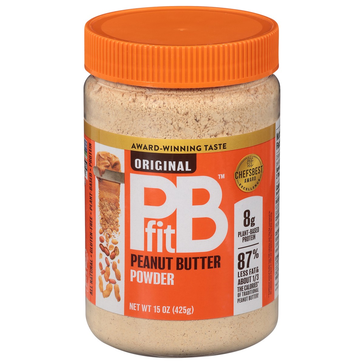 slide 1 of 14, PBfit Original Peanut Butter Powder 15 oz, 15 oz
