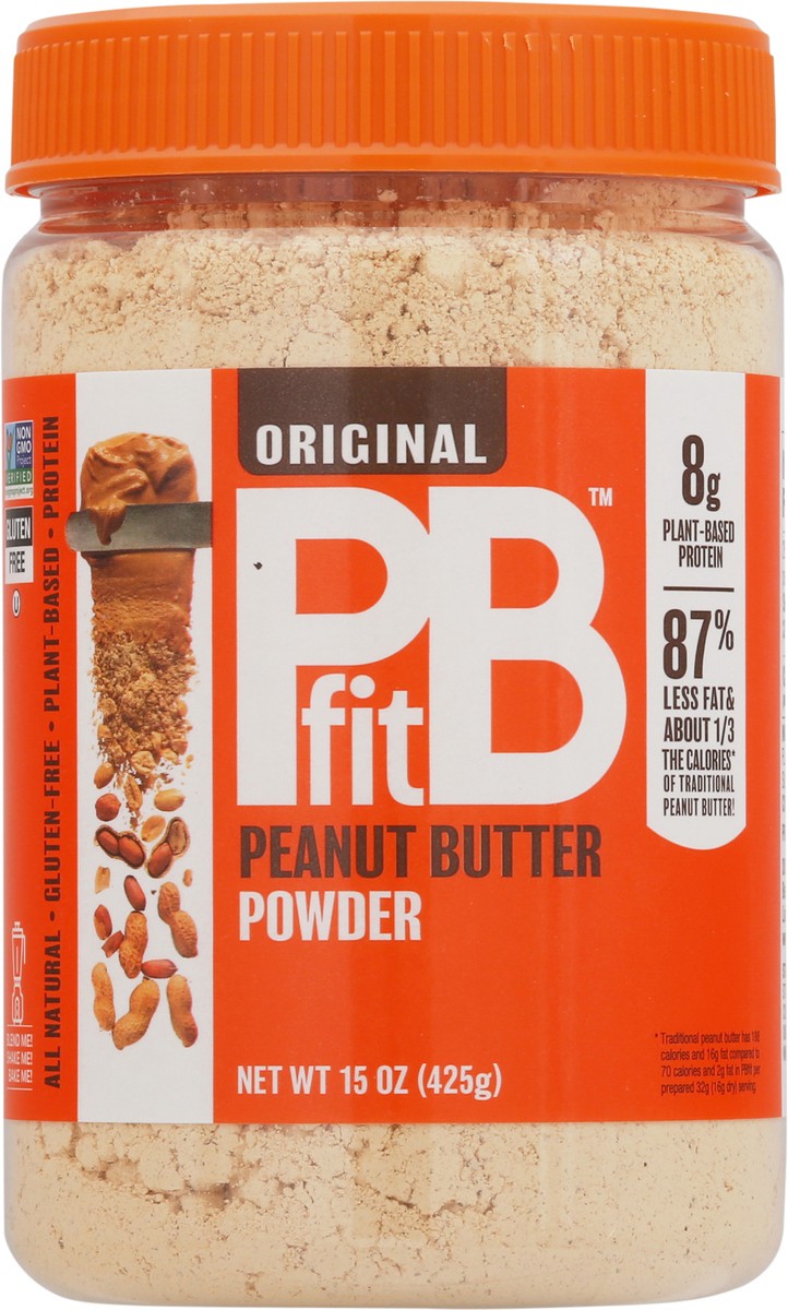 slide 8 of 14, PBfit Original Peanut Butter Powder 15 oz, 15 oz