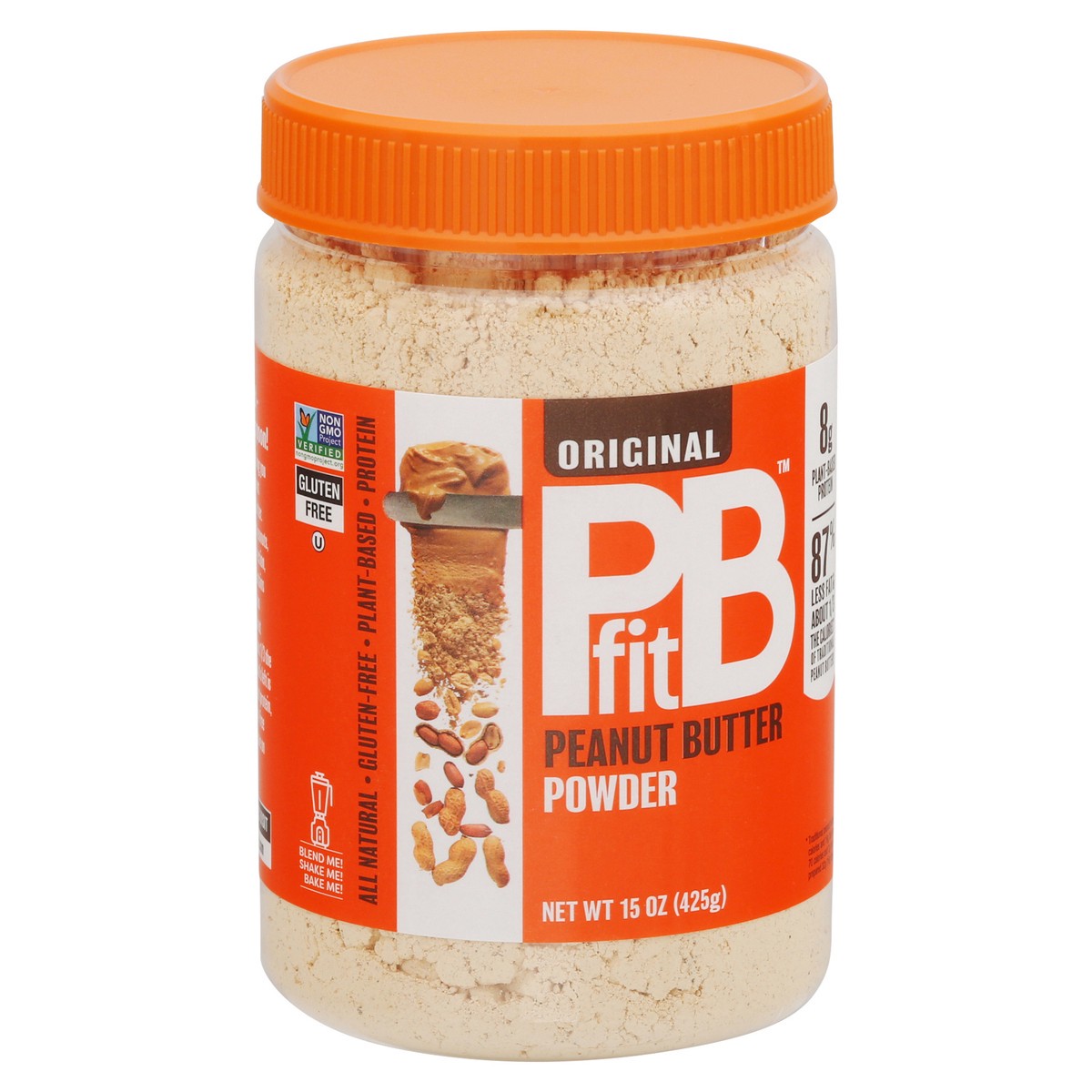 slide 5 of 14, PBfit Original Peanut Butter Powder 15 oz, 15 oz