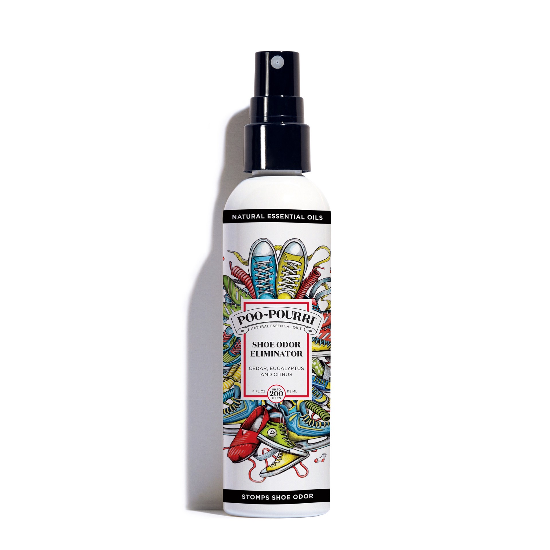 slide 1 of 5, Poo-Pourri Shoe-Pourri, Shoe Odor Eliminator Spray,, 4 oz