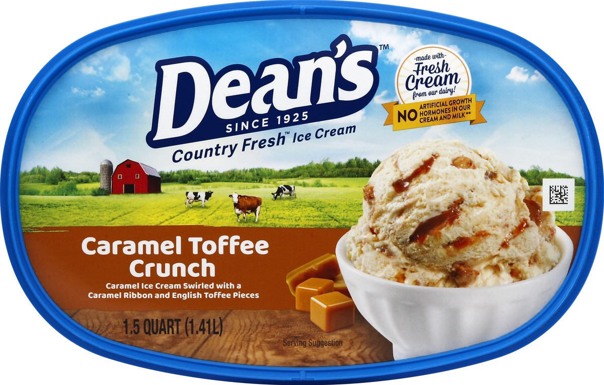 slide 3 of 4, Country Fresh Caramel Toffee Crunch Ice Cream 1.5 qt, 1.5 qt