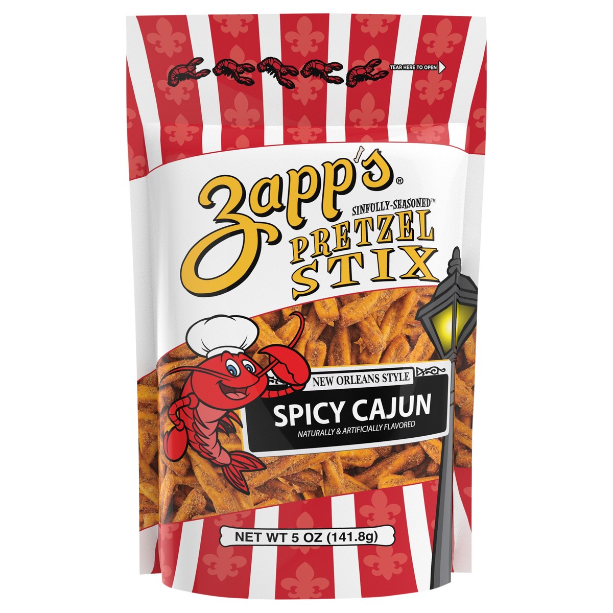 slide 1 of 2, Zapp's Spicy Cajun Pretzel, 5 oz