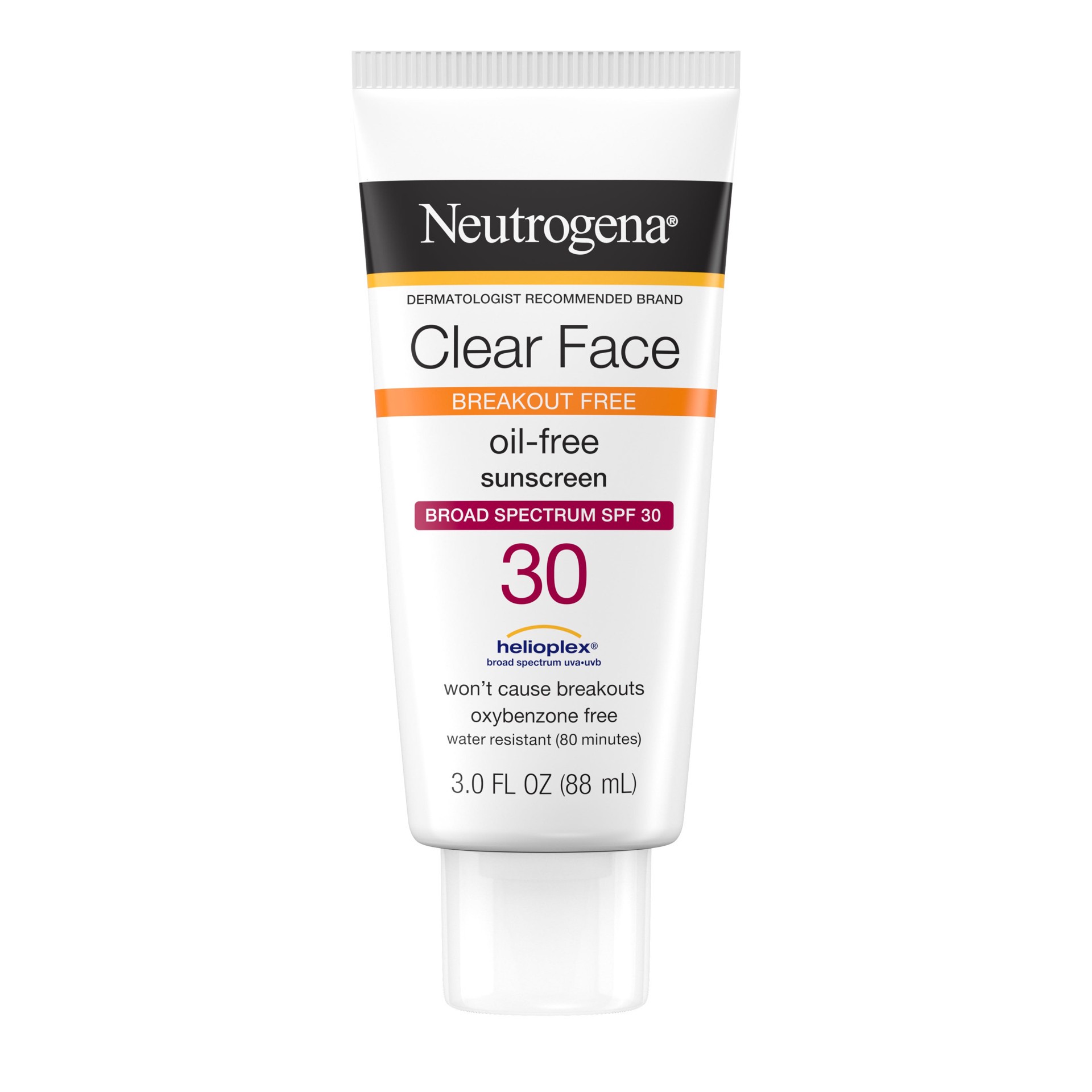 slide 6 of 10, Neutrogena Clear Face Liquid Sunscreen Lotion - SPF 30 - 3 fl oz, 