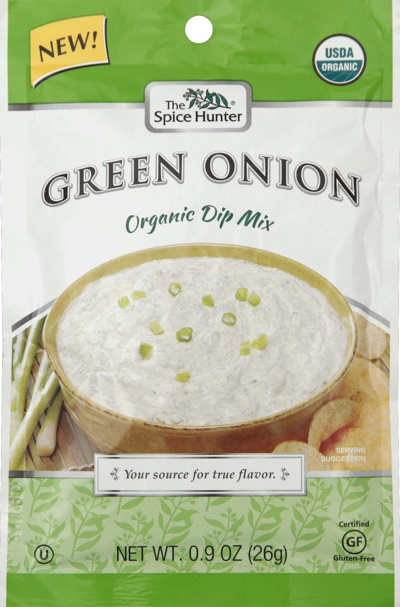 slide 3 of 3, The Spice Hunter Organic Dip Mix Green Onion, 0.9 oz