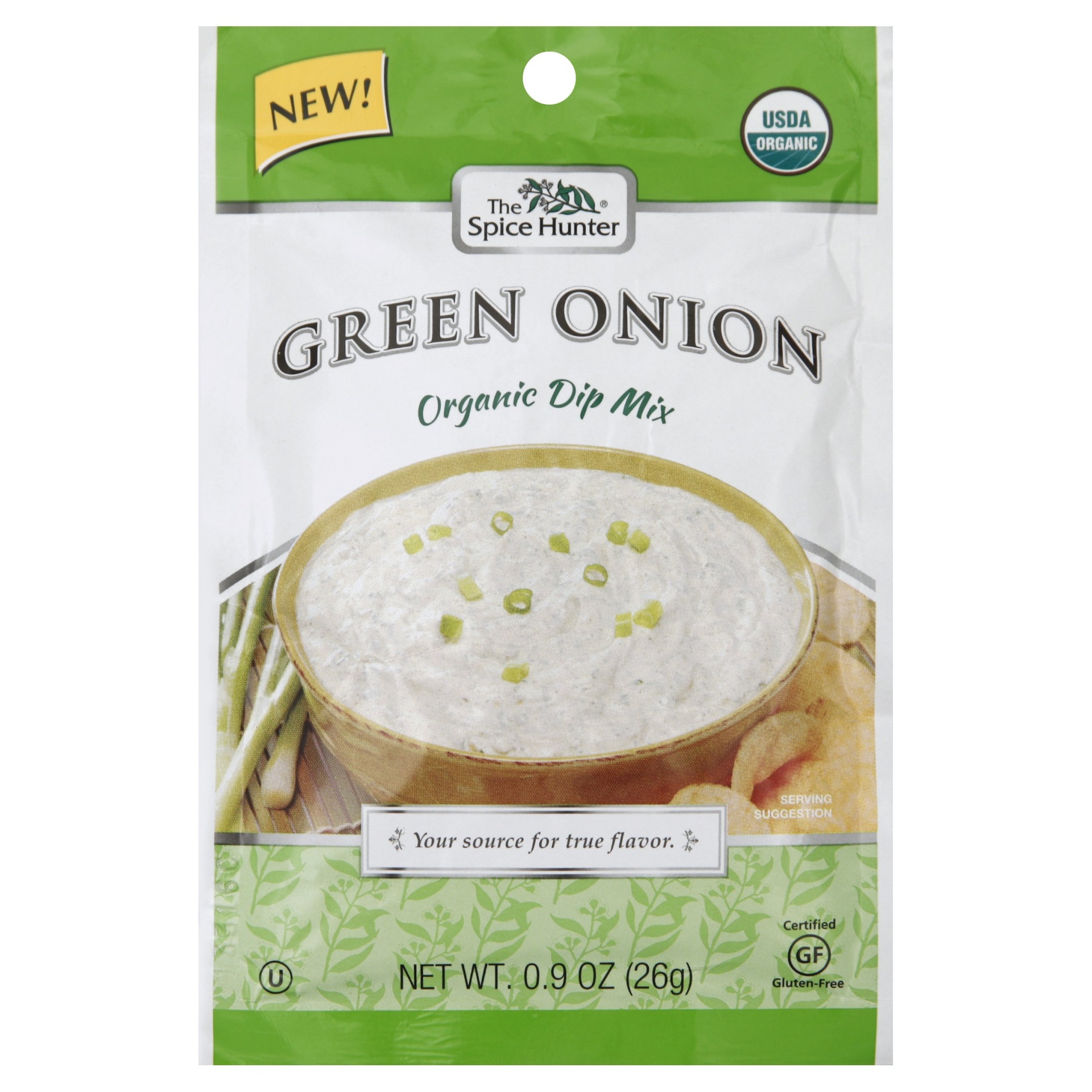 slide 1 of 3, The Spice Hunter Organic Dip Mix Green Onion, 0.9 oz