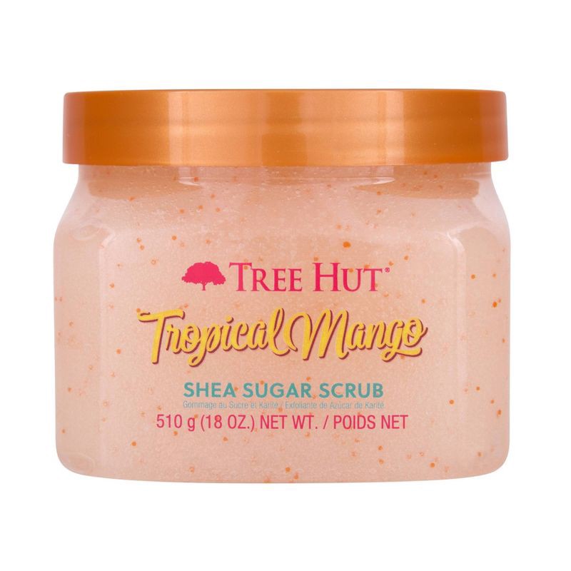 slide 1 of 2, Tree Hut Tropical Mango Shea Sugar Scrub 18oz, 18 oz