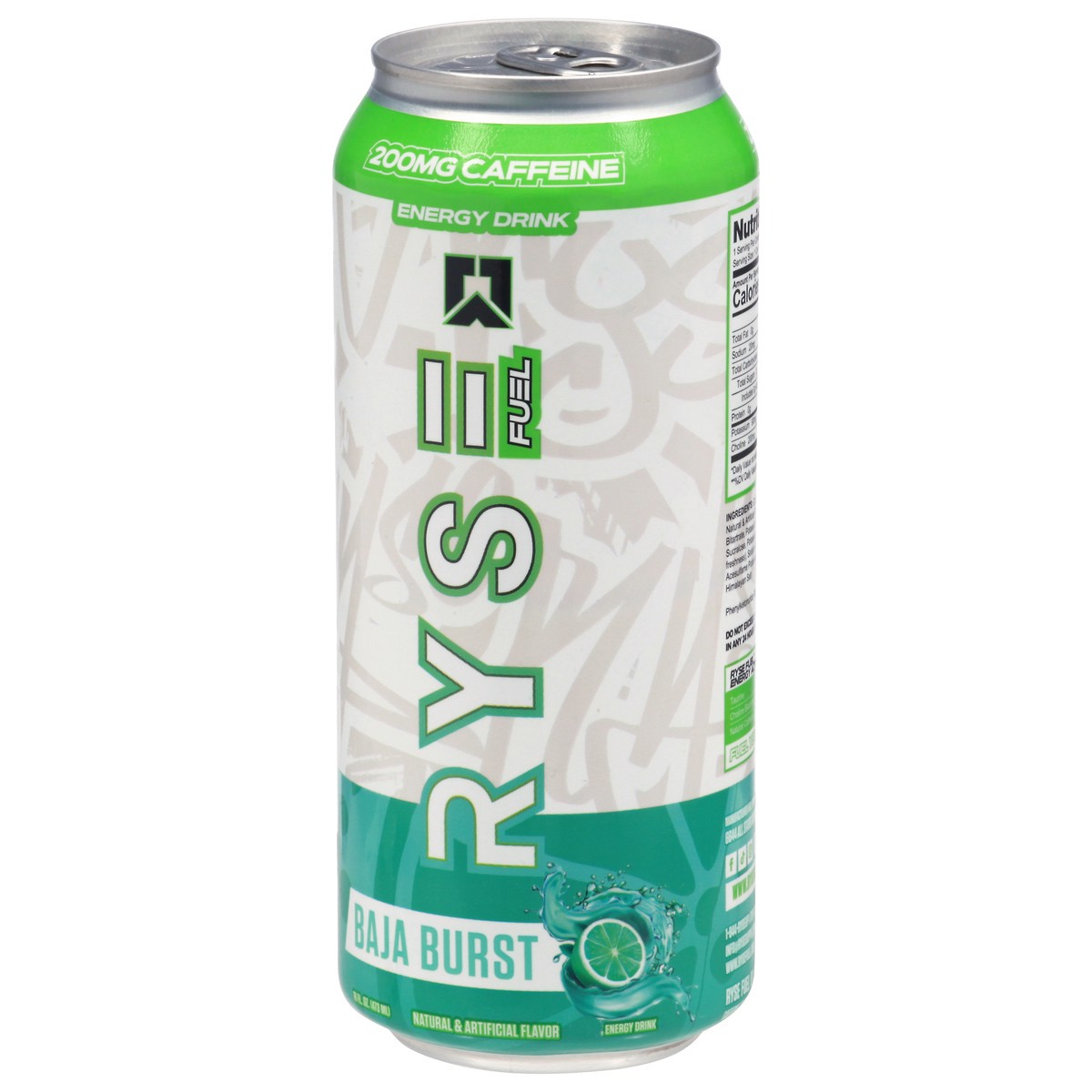 slide 7 of 9, RYSE Fuel Baja Burst Energy Drink 16 fl oz, 16 fl oz