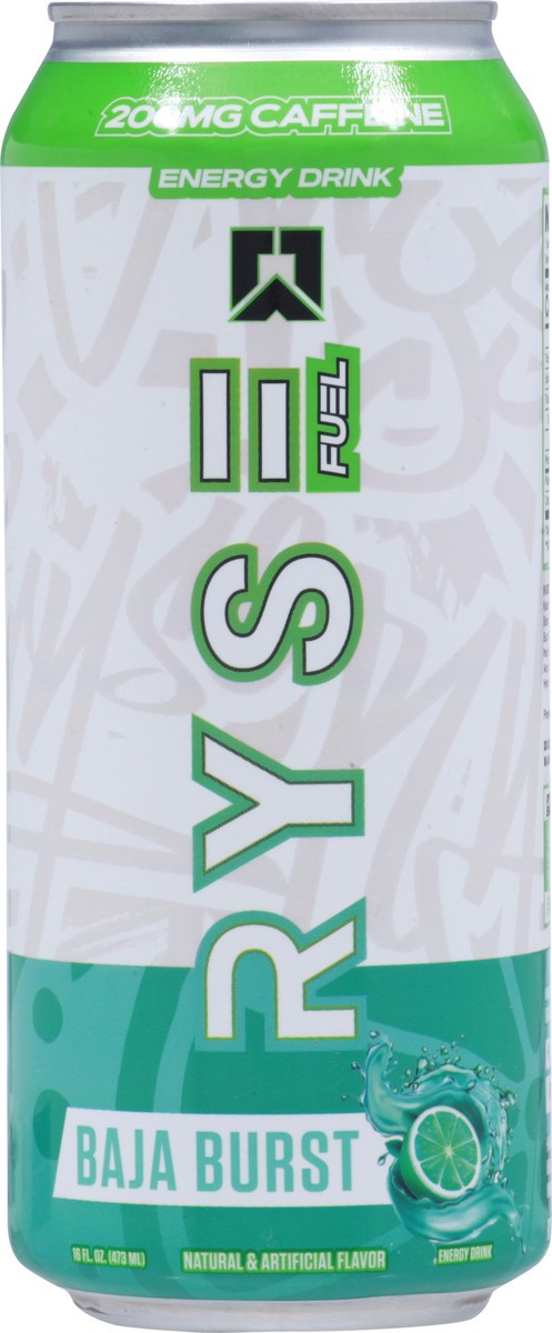slide 9 of 9, RYSE Fuel Baja Burst Energy Drink 16 fl oz, 16 fl oz