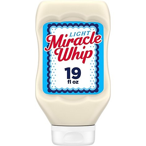 slide 1 of 1, Miracle Whip Light Mayo Like Dressing Bottle- 19 fl oz, 19 fl oz