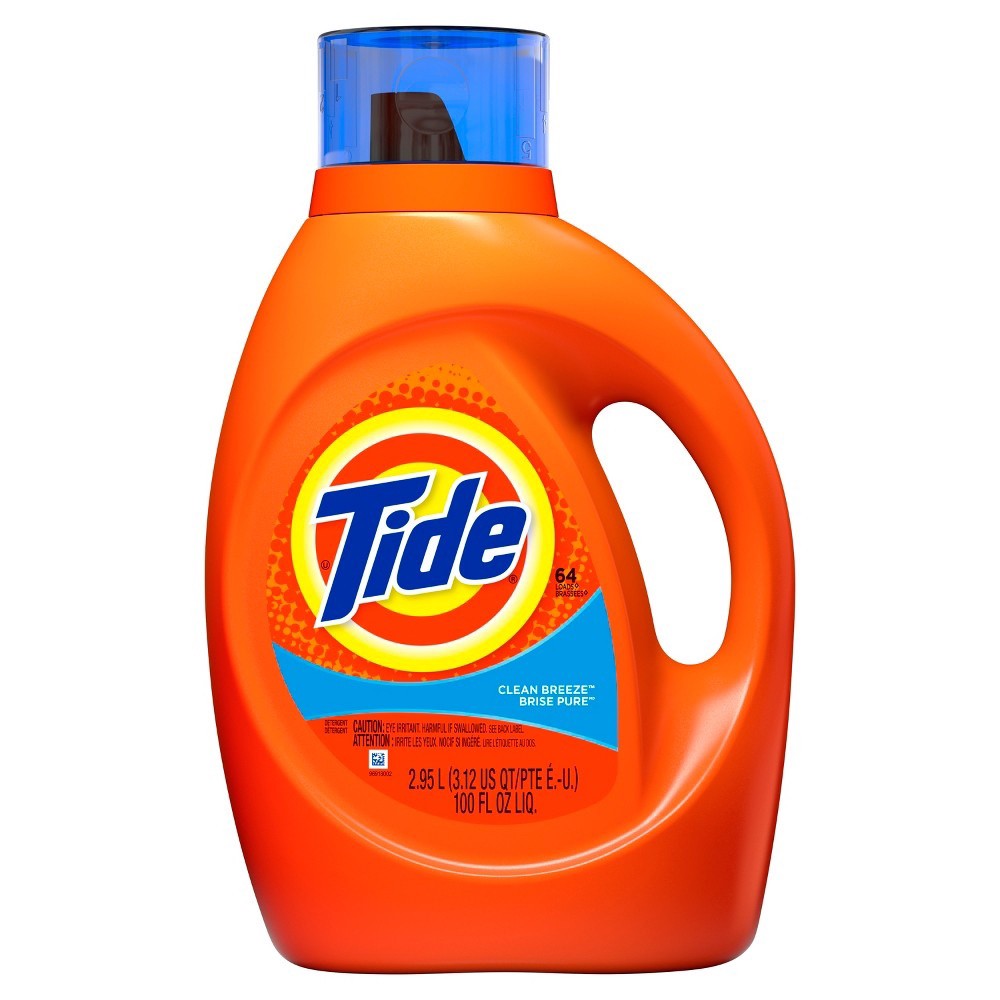 slide 6 of 6, Tide Detergent 100 oz, 100 oz